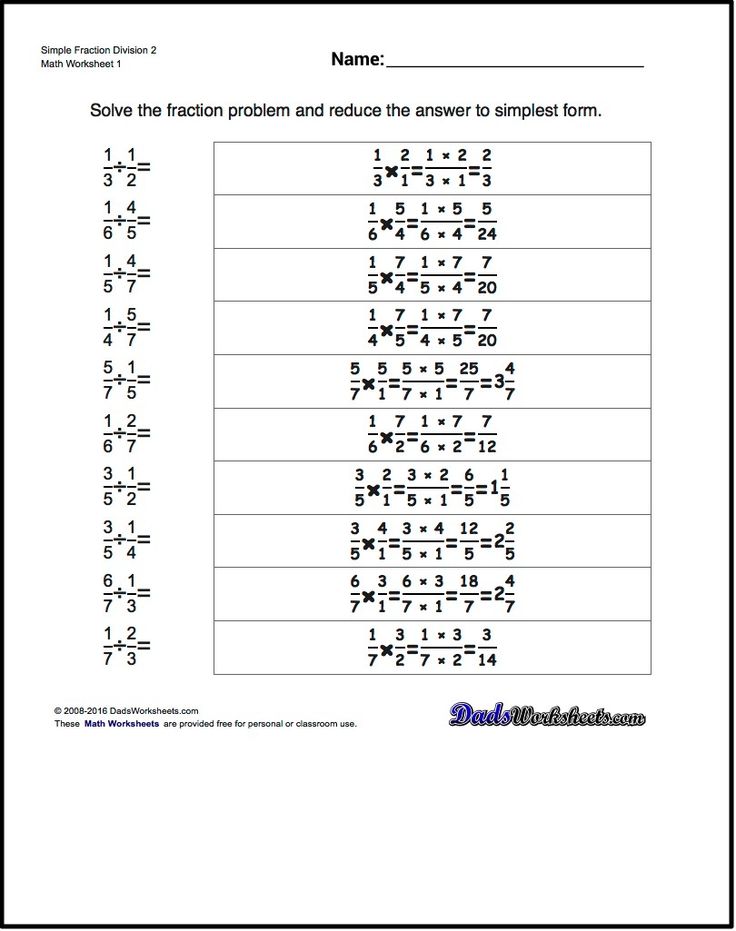 Common Core Worksheets Math Division