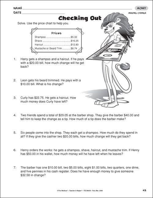 5th Grade Free Printable Worksheets For Kids
