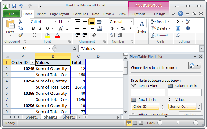 How To Pull Data From Multiple Worksheets In Excel Into A Pivot Table