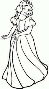 Free Disney Princess Coloring Pages Snow White, Download Free Clip Art
