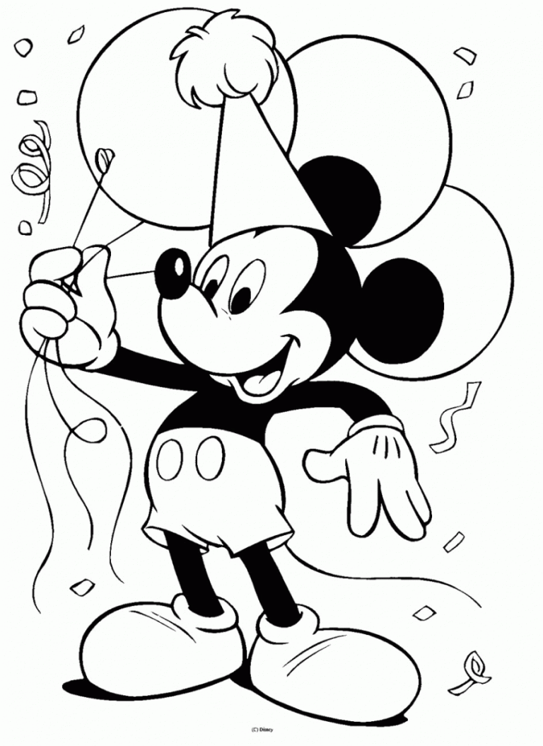 Disney Coloring Pages Easy
