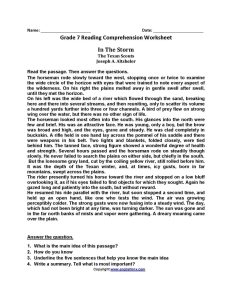 4 Worksheet Reading Comprehension Worksheets Fourth Grade 4 Leveled