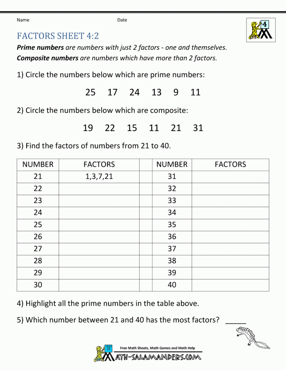 What Are Multiples Grade 4