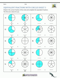 Maths Worksheets For Grade 4 On Fractions Favorite Worksheet