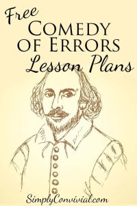 Lesson Plans for The Comedy of Errors Simply Convivial Lesson plans