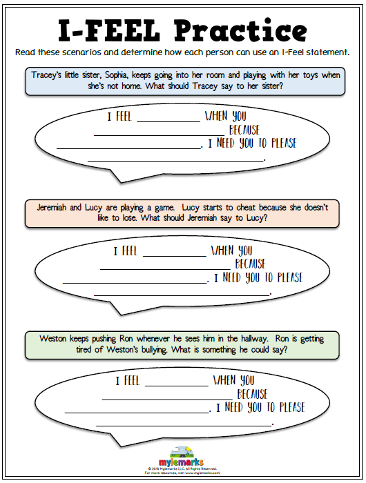 Communication Therapy Worksheets For Kids