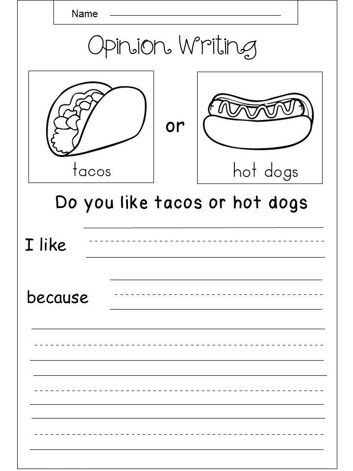 Printable Writing Worksheets For 3rd Grade