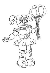 Free Printable Five Nights At Freddy S Sister Location Coloring Pages