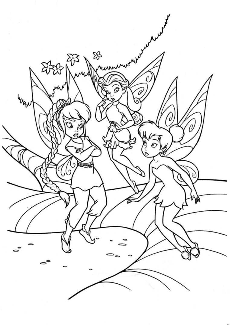 Fairy Coloring Pages For Toddlers