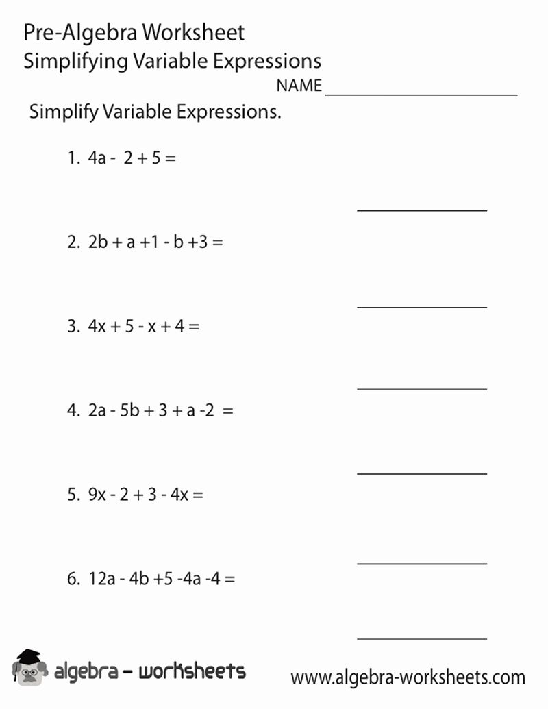 Grade 8 Math Algebra Worksheets Pdf SHOTWERK