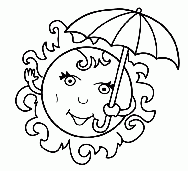 Free Coloring Pages Summer