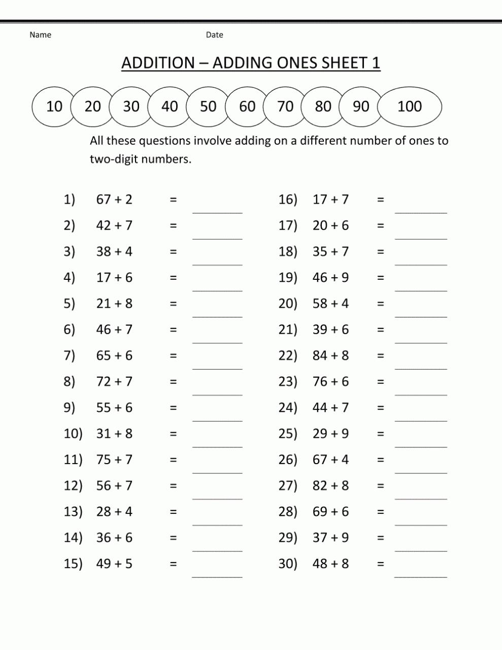 Free Printable Multiplication Worksheets For 3Rd Graders
