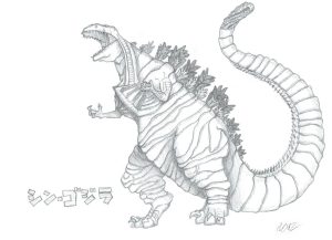Shin Godzilla Drawing Easy