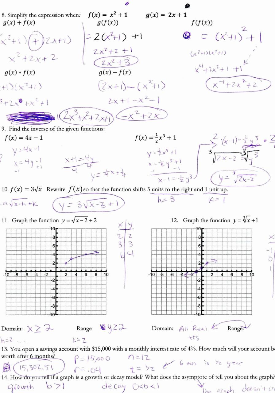 Solving Systems By Graphing Worksheet Answer Key