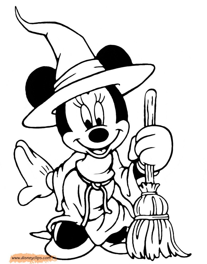 Disney Halloween Coloring Pages (4)