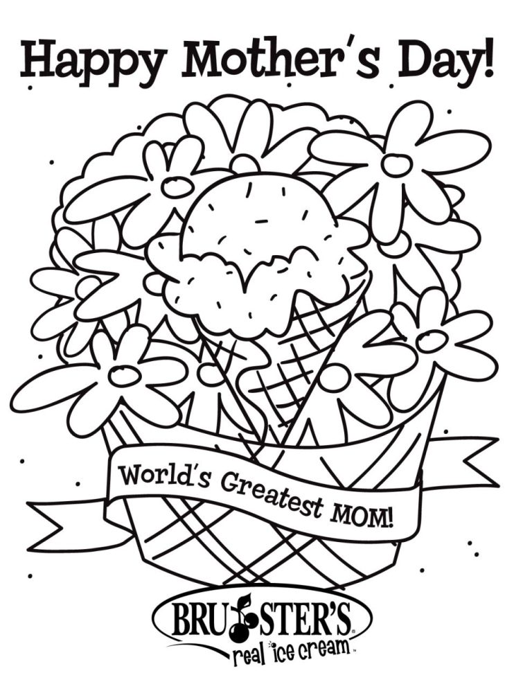 Mothers Day Coloring Pages Grandma