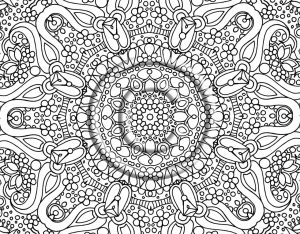 Free Printable Abstract Coloring Pages for Adults