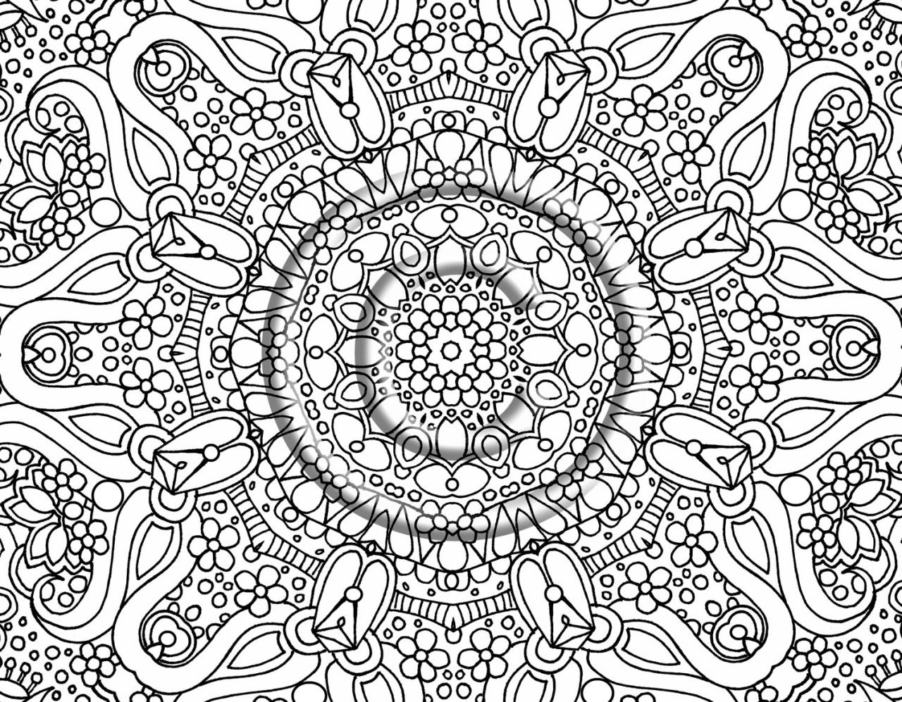 Cool Coloring Pages Hard