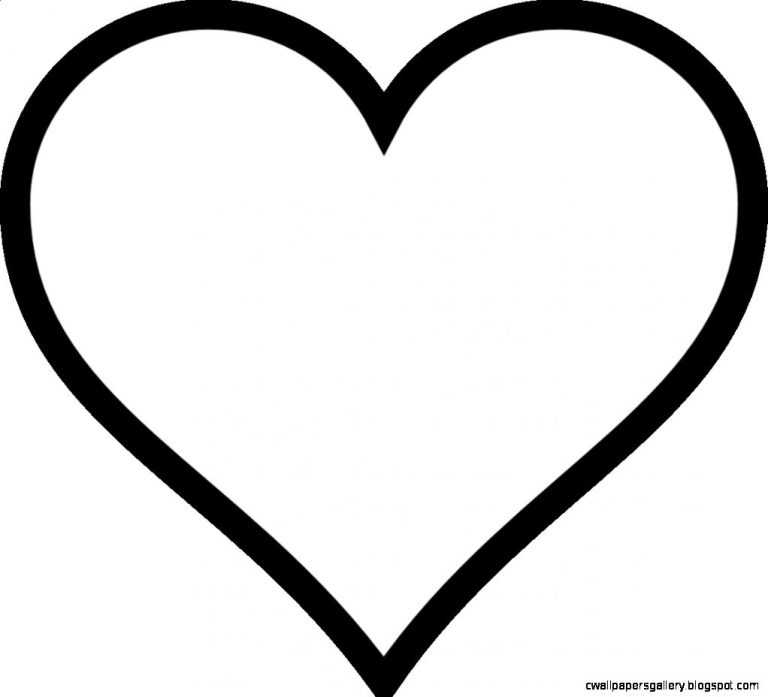 Heart Coloring Pages For Toddlers