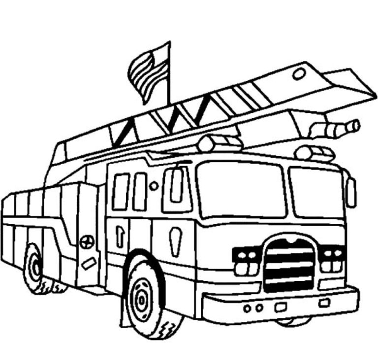 Truck Coloring Pages For Toddlers