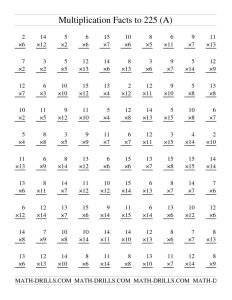 14 Best Images of Hard Multiplication Worksheets 100 Problems Math