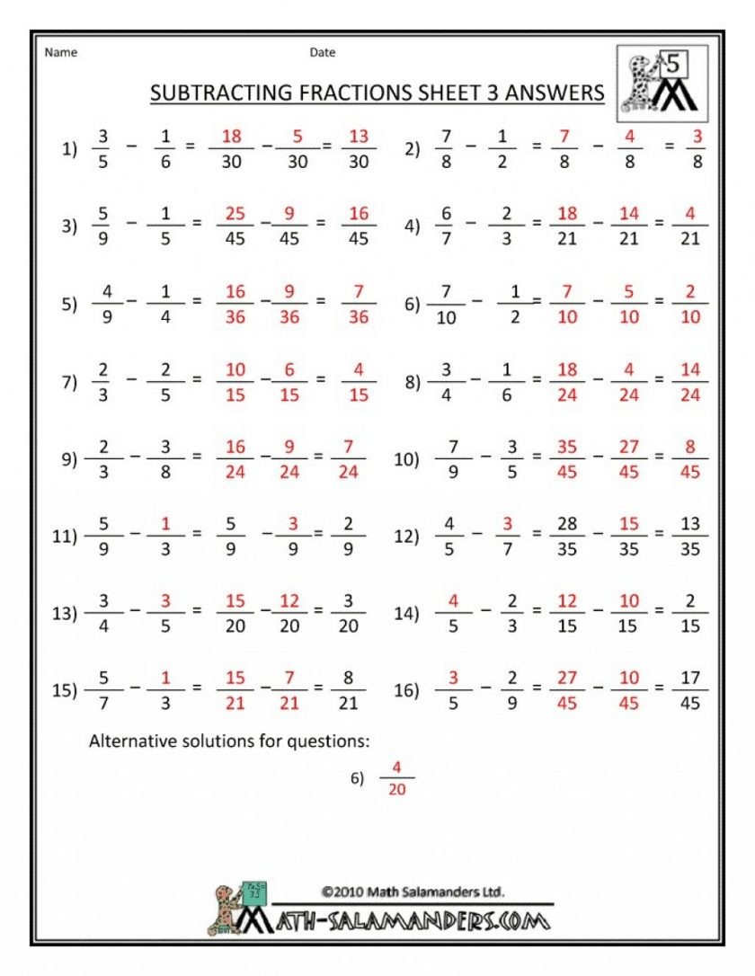 Grade 7 Math Worksheets Pdf