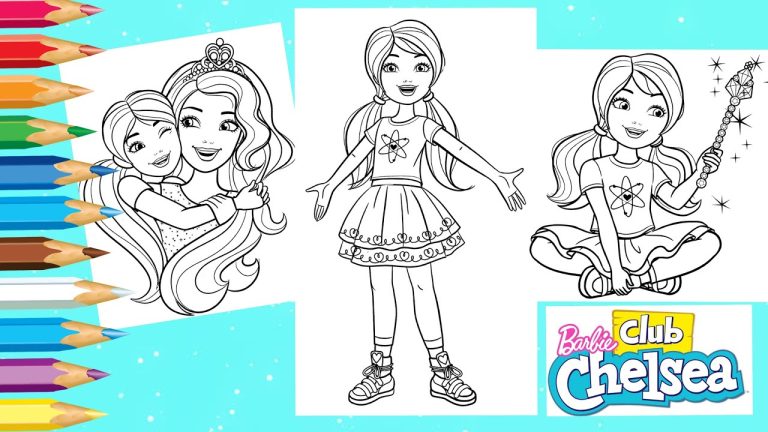 Barbie Coloring Pages Chelsea
