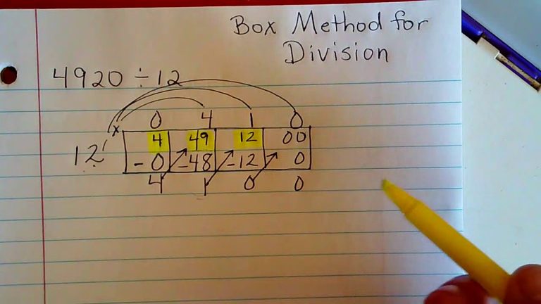 Box Method Multiplication Worksheets 5Th Grade