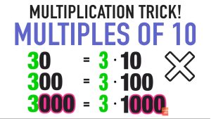 Multiplication Trick Multiples of 10 and Place Value Patterns! YouTube