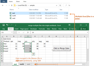 Merge Multiple Excel Files in Single Workbook but Different Sheets