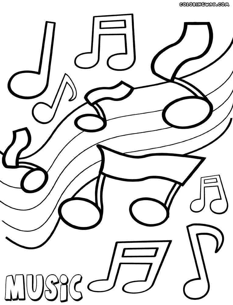 Music coloring pages Coloring pages to download and print