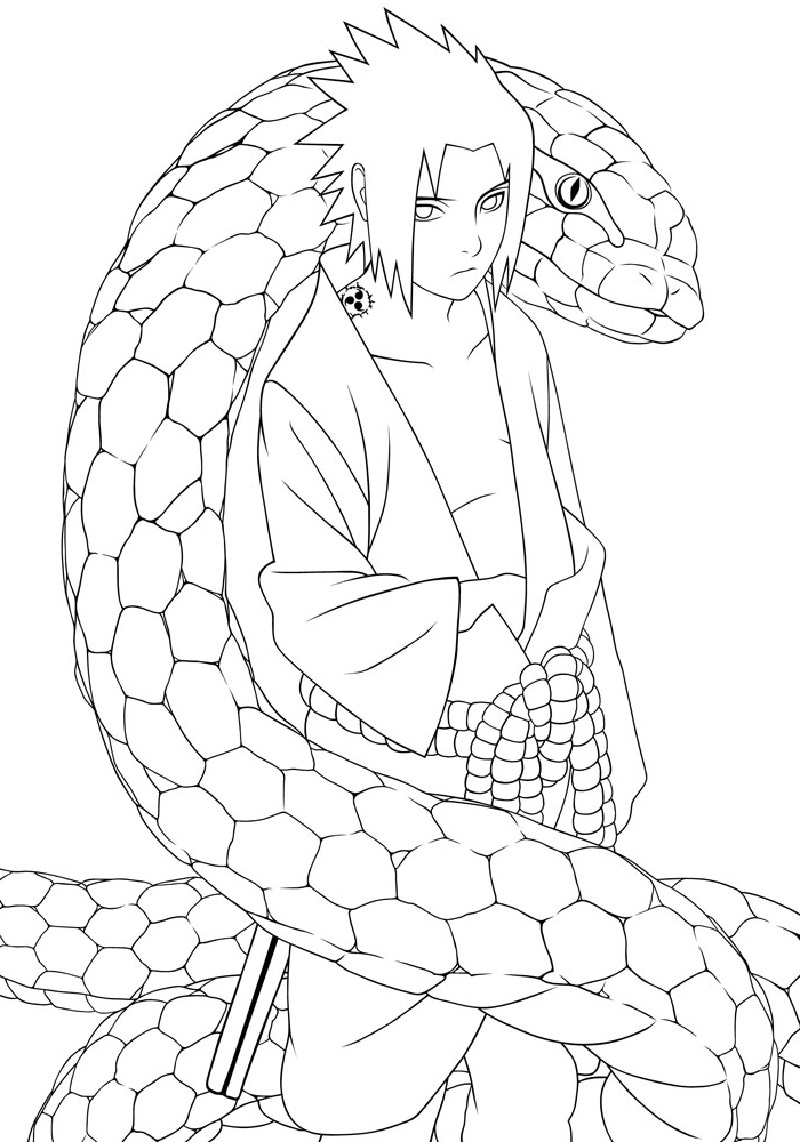 Naruto Coloring Pages for Play Educative Printable