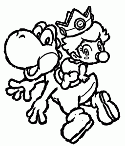 All Mario Characters Coloring Pages Coloring Home