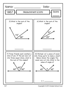 Common Core Math Standards 4th Grade Grade School Cool
