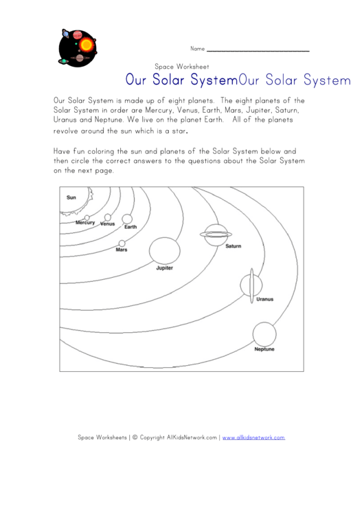 Formation Of The Solar System Worksheet Answer Key
