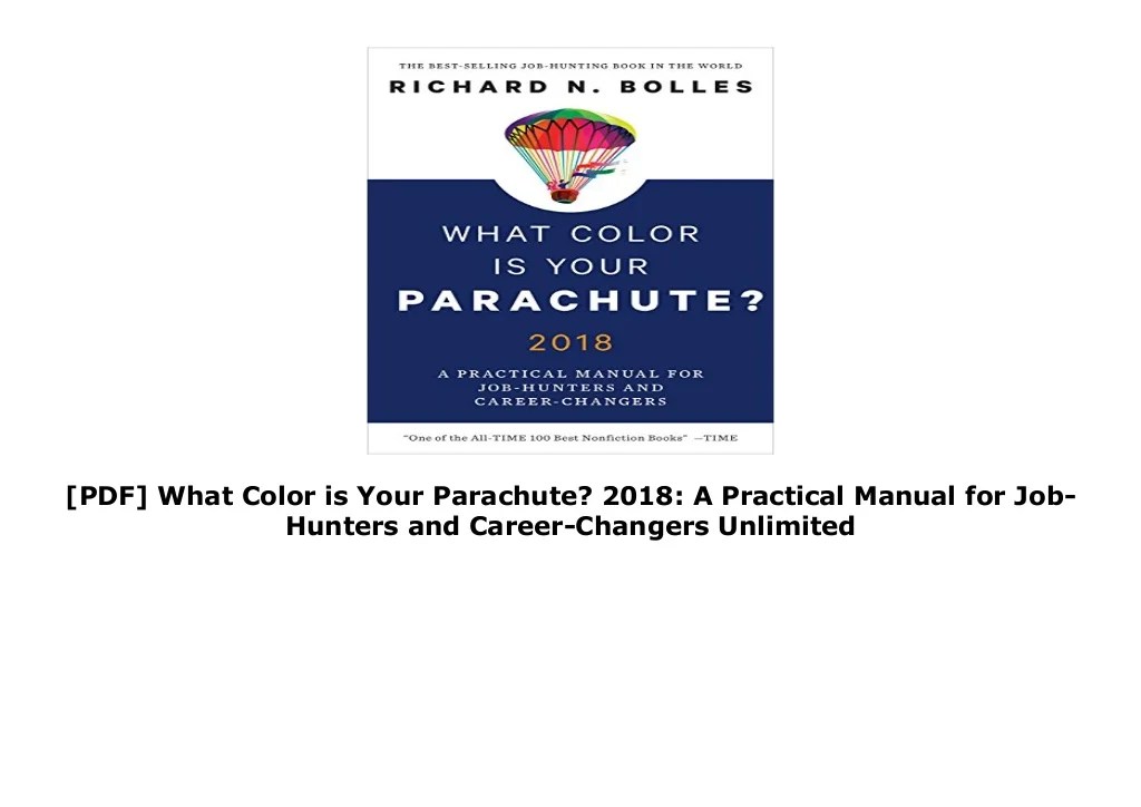 [PDF] What Color is Your Parachute? 2018 A Practical Manual for Job…
