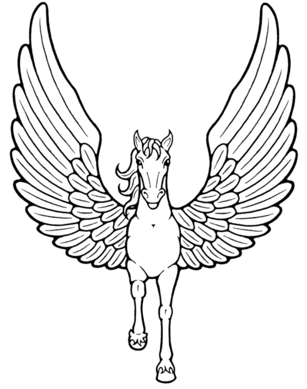 Print & Download Unicorn Coloring Pages for Children