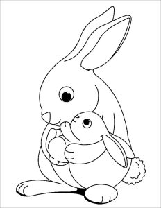 Rabbit Coloring Pages ColoringBay