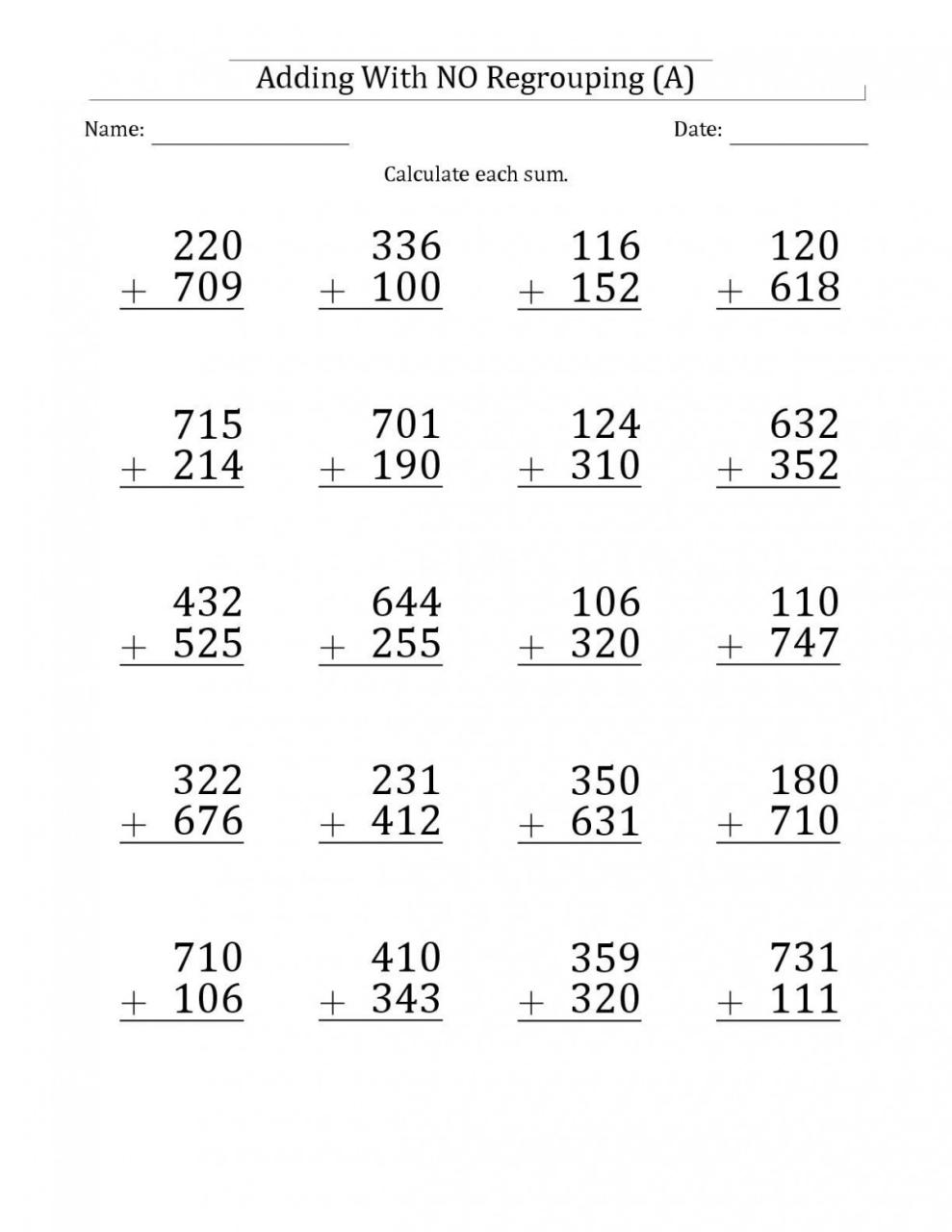 Multiplication Worksheets 3Rd Grade