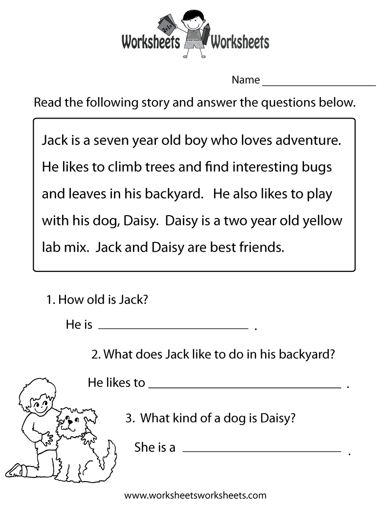 Free Printable Reading Passages With Questions Free Printable