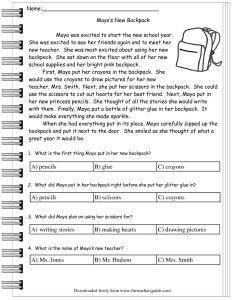 7 Best Images of Multiple Choice Worksheets For 2nd Grade Printable