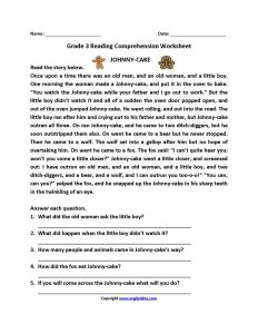 Free Printable Reading Comprehension Worksheets For 3Rd Grade Free