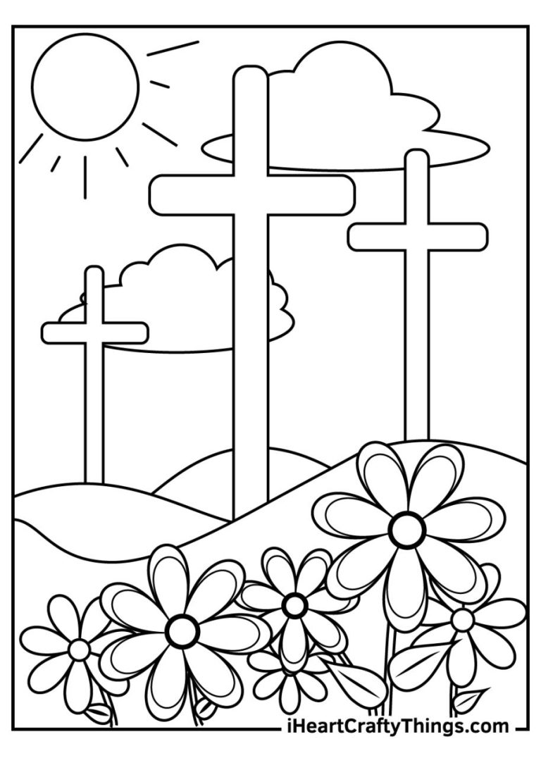 Easter Coloring Pages Christian