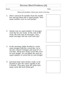 3rd Grade Multiplication And Division Word Problems Worksheets Times
