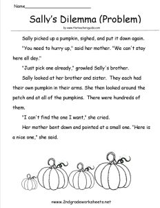 Halloween Reading Comprehension Worksheets For Third Grade