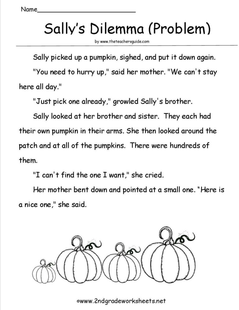 Third Grade Halloween Reading Comprehension Worksheets