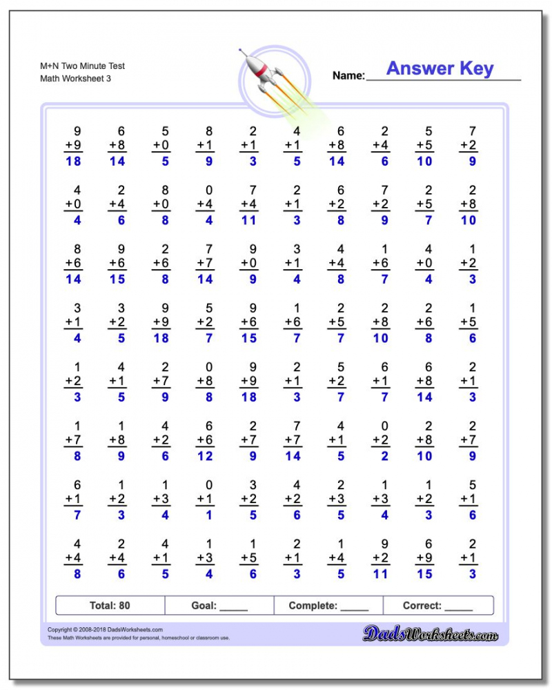 Math Printable Worksheets 2Nd Grade
