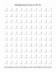 Multiplication Worksheets 6Th Grade Pdf Printable Multiplication