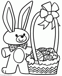 Printable Easter Coloring Pages 005