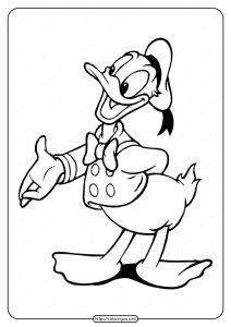 Free Printable Donald Duck Pdf Coloring Page 12 1 Coloring pages